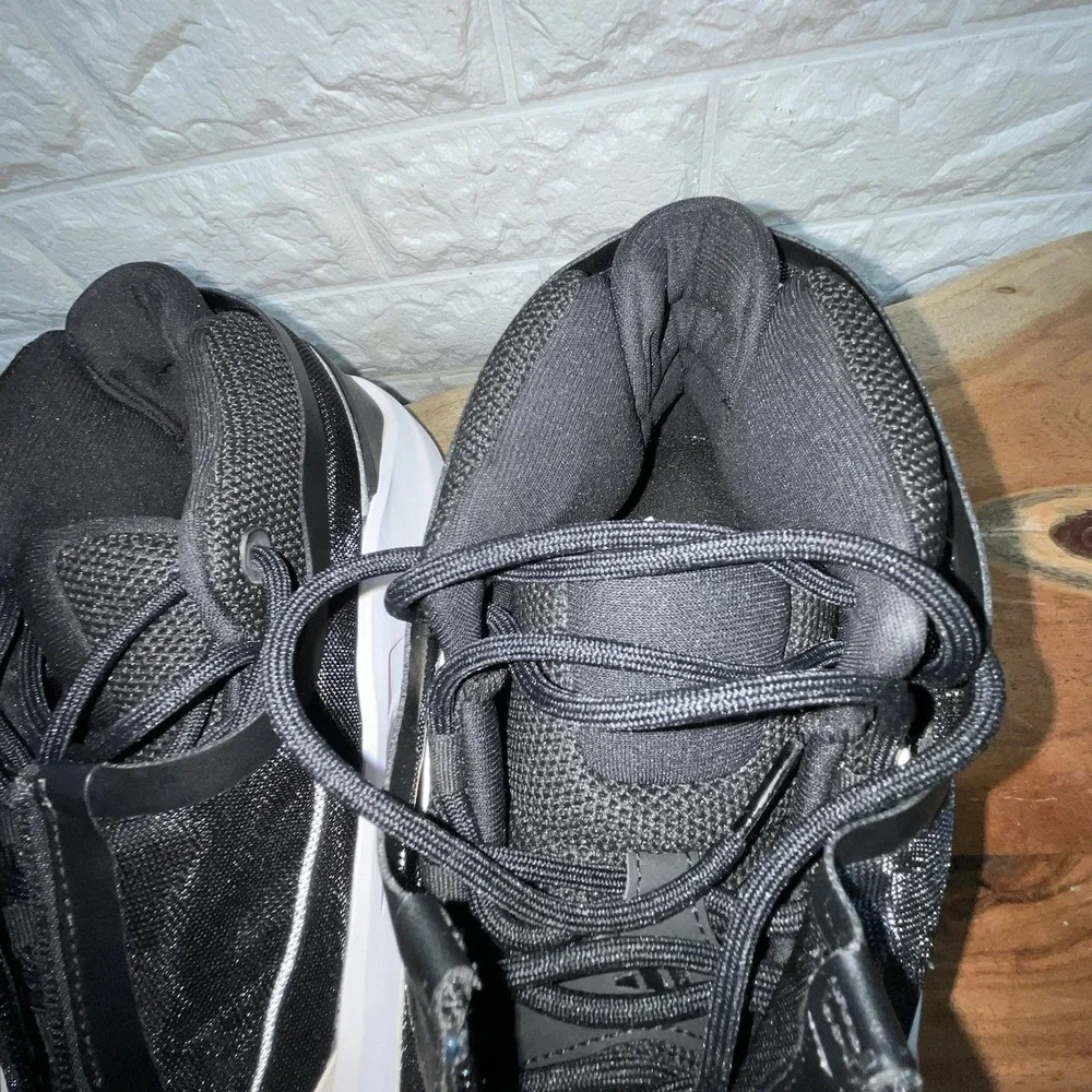 adidas crazy iiinfinity black white zip‎ basketball shoes mens 8